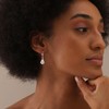 LeCalla 925 Sterling Silver Teardrop Earrings Jewelry | Lightweight Diamond-Cut