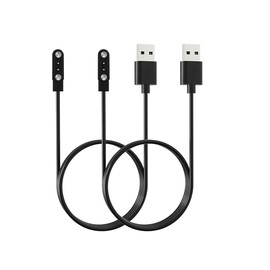 UYRUREL [2-Pack] for Fempoin T31 Multi Sport Smartwatch Magnetic USB Charging Cable, 2 Pin Cord Charger for Smart Watch.