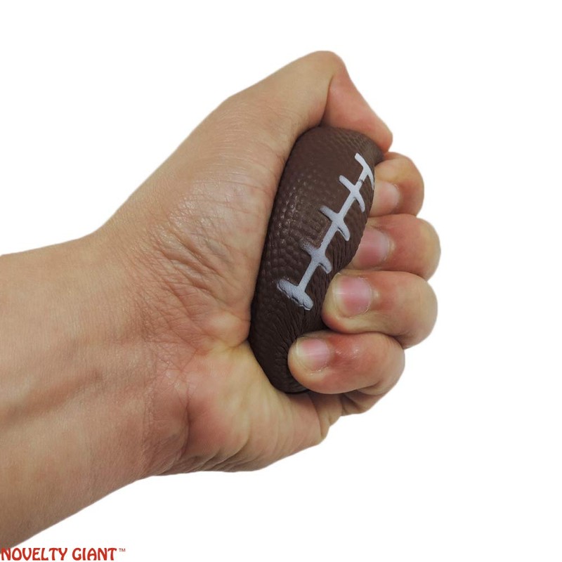 Stress Relief Squeezable Foam Football Package of Six (6)