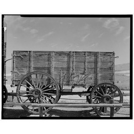 HistoricalFindings Photo: Twenty Mule Team Borax Wagons,Death Valley Junction,Inyo County,California,CA,7