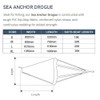 MOOCY 32-Inch Drift Sock Sea Anchor Drogue, Sea Brake for
