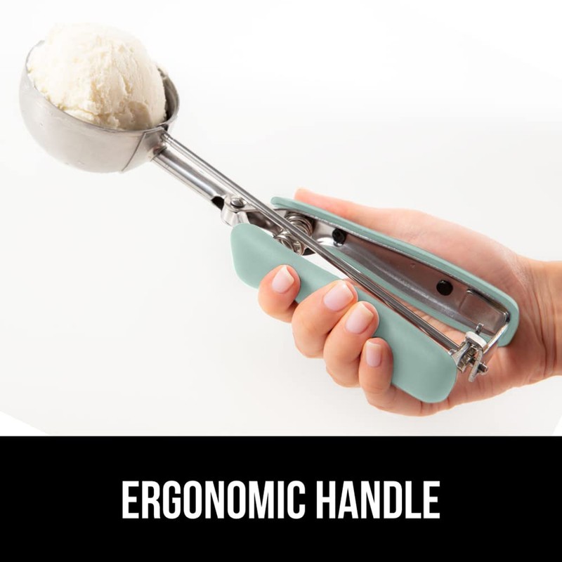 Gorilla Grip Premium Stainless Steel, Spring-Loaded Scoop for Fruit, Cookie
