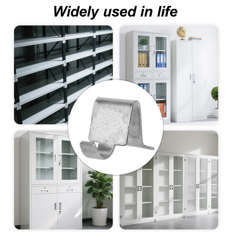 16pcs Cabinet Shelf Clips, Heavy Duty Shelving Brackets Clips Shelf