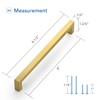 Ravinte 25 Pack Gold Cabinet Pulls 8 Inch Brushed Brass