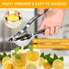 TEZZ Premium Lemon Squeezer, Large Heavy Duty Handhelp Juicer for