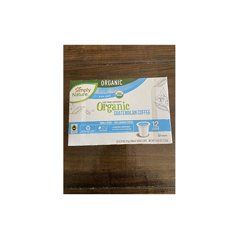 Organic Guatemalan Coffee Single Serve 12 Cups