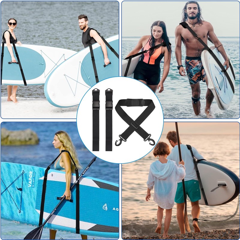 FainFun Surfboard Carrying Strap, SUP Carrying Strap, Adjustable Sup Transport