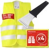 PURAHELP Set of 4 Car Safety Vests – Valid throughout