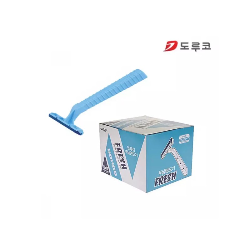 Dorco 도루코 휴대용 여행용 일회용 면도기 TD706 100개 Dorco Portable