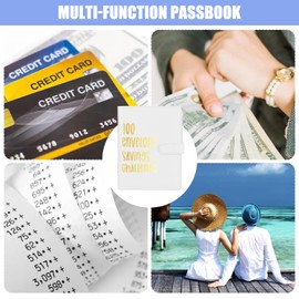 100 Days Saving Challenge Binder, Cash Binder Savings Challenge with Envelope A5 Money Saving Organiser, Budget Planner Book with Budget Sheets and Label Stickers - Save 5050