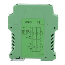 ANGGREK Splitter,4-20Ma,DC 24V DC Current Isolator Transmitter 4-20mA PLC Detect Conditioner (One into Two Out 4-20mA to 4-20mA)