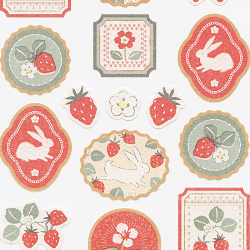 WANOWA Strawberry Rabbit 1354143 (A-5) NB NB Retro Modern Colors
