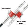 Saipor 5 Pieces Screwdriver Head Magnetic Ring, Universal 1/4" Hex