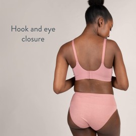 Bravado Designs Women's Enrich Seamless Nursing Bra Maternity Bra Wireless Clip Down for Breastfeeding, Roseclay, XXL