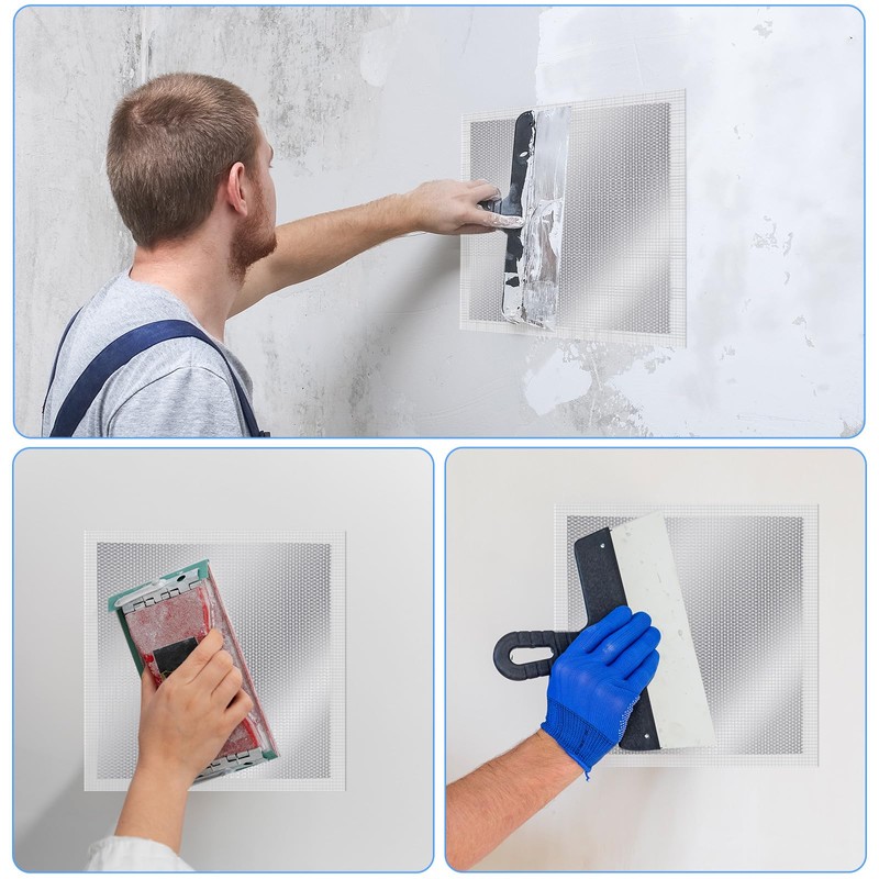 4 Pcs 12 Inch Drywall Repair Kit Self Adhesive Mesh