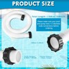 Ground Pool Pump Replacement Hose Leakproof Easy to Use Ground