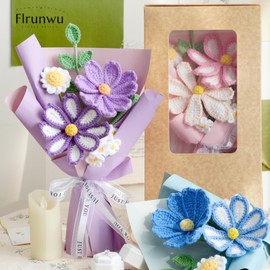 Flrunwu Hand-Woven Kelsang Flowers(Pack of 1), Suitable for Family Table Decoration, for Girlfriend Mother, Rose Artificial Flower Valentine's Birthday Wedding Gift(Kelsang Flowers Purple)