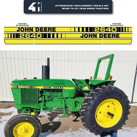 411 Decals Aftermarket Replacement for John Deere 2640 Tractor Decal (Sticker) Set