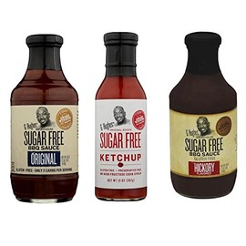 LIMITED EDITION - G Hughes Sugar Free Ketchup 13 oz Original Sugar Free BBQ Sauce 18 oz Sugar Free Hickory BBQ Suace 18 oz