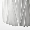 KUNGSHULT Lamp Shade, Pleated white33 cm