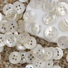 20 Pieces 9MM Genuine White Mother of Pearl Natural White