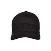Alpinestars mens Blaze Flexfit Hat Baseball Cap, Black/Black, Small-Medium US