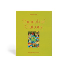 Piecework Puzzles Triumph of Gluttony 1000 Piece Puzzle for Adults, Challenging Jigsaw Puzzle with Dessert Pastry Imagery, Soft-Touch Puzzle Gift -19.25 x 26.6 inches