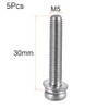 TA-VIGOR 5pcs M5 x 30mm Phillips Pan Head Machine Screws