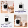 NCVI Baby Bottle Warmer, Quick Heating with LCD Display, Defrost