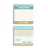 1-Count Knock Knock Adulting Large Sticky Notes (4 x 4-inches)
