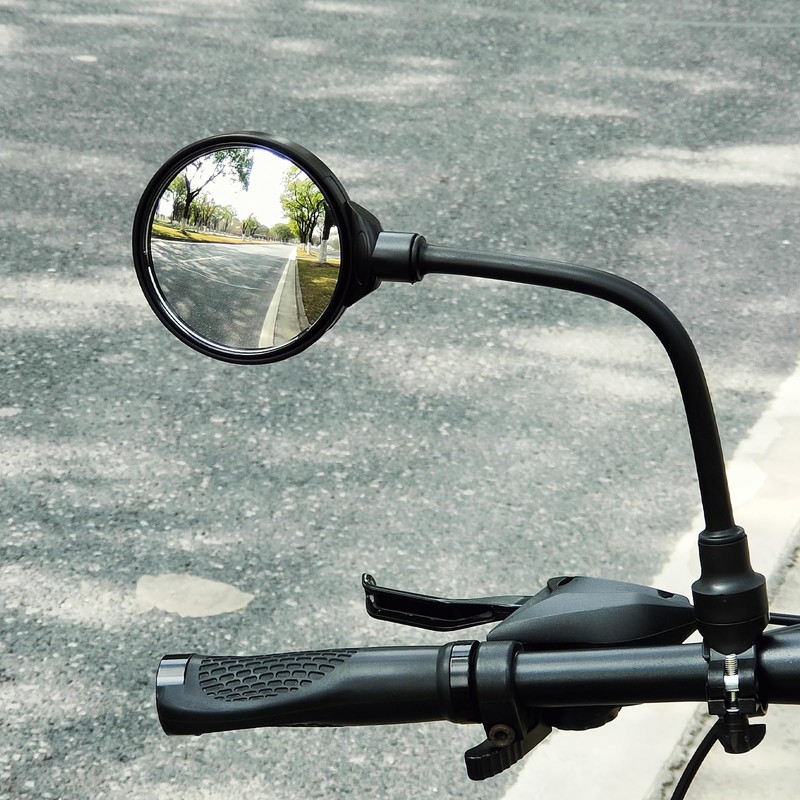 RYANGO Bike Mirror, Adjustable Bike Mirrors Handlebar Rearview Mirror, Acrylic