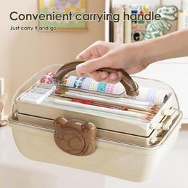 Hair Accessories Storage Box | Multi-layer Hairpin Storage Box,Folding Hair Tie Organizer, Hair Accessories Organizer for Girlsfor Hair Ties Accessory