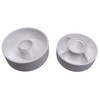 (8 pieces) height-adjustable furniture legs, round, diameter 55 mm, material: