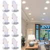 JARLSTAR 8 Inch LED Recessed Light with Junction Box, 8Pack