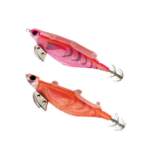 Egi Lure Set No. 3.5 Bait Roll, Luminous Squid, Octopus,