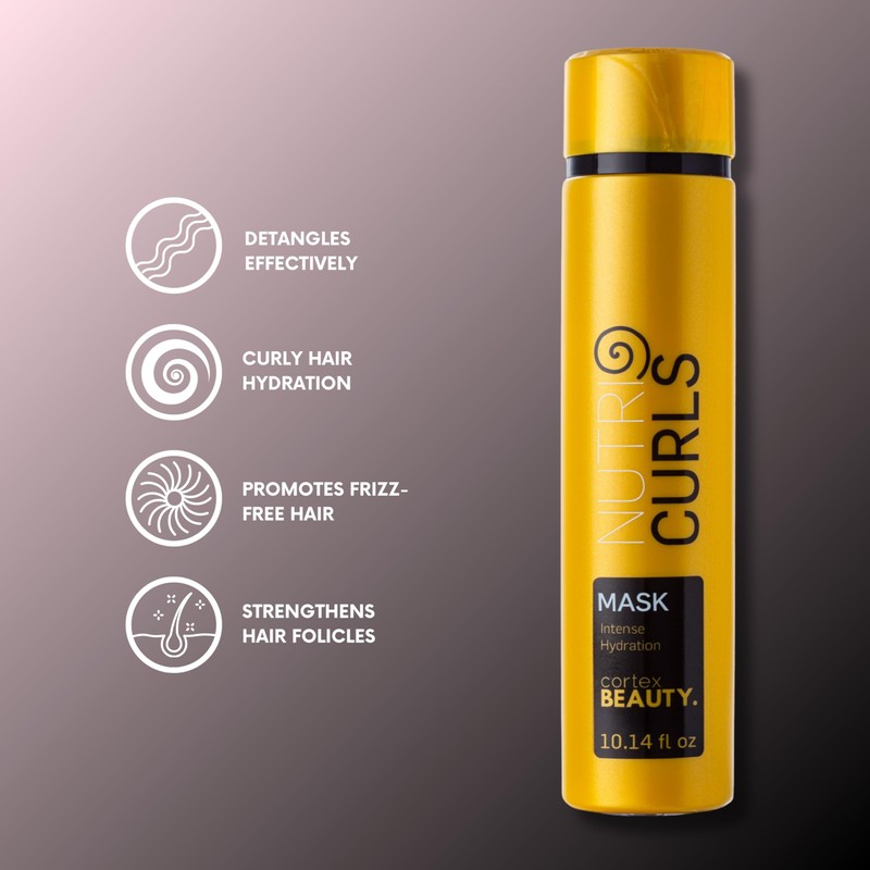 Cortex Beauty Nutri Curls | Curl Enhancing Mask | 10.14oz