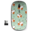 KAWAMOUSE 2.4G Ergonomic Portable USB Wireless Mouse for PC, Laptop,
