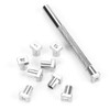 36 Unids Carta Sello Punch Set Steel Punch Alphabet Letter