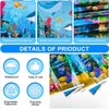 Undersea World Theme Tablecloth, 3 Pcs Sea Animal Table Cloth