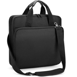 2 Inch 3 Ring Zipper Binder - Trapper Keeper Binder with Strap - 500 Sheet Capacity & Multi-Pockets for School and Office Binder Organizer (Black)