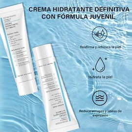 4pcs Crema Hidratante Niacinamide Youthful Formula Ultimate Moisturizing Cream Facial Ilumina Piel Pieles Secas Apagadas Tono Desigual Apta Todo Tipo