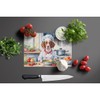 Caroline's Treasures DAC6221LCB Brittany Spaniel The Chef Glass Cutting Board