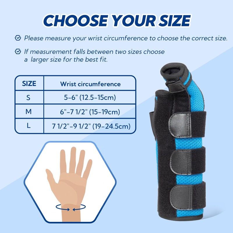 YiYame Boxer Fracture Splint, Ulnar Gutter Splint Right Hand, the