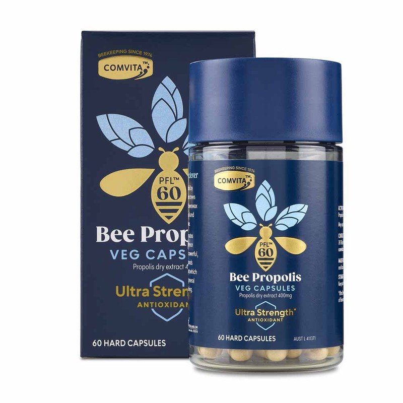 Comvita-Propolis Ultra Strength PFL60 400mg 60 Vegetarian Capsules