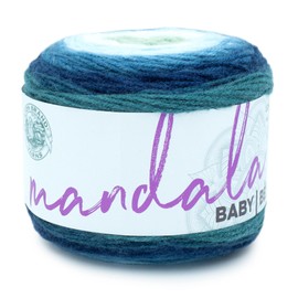 Lion Brand Yarn Lion Brand Yarn (1 Skein) Mandala Baby Yarn, Echo Caves, 1770 Foot (Pack of 1)