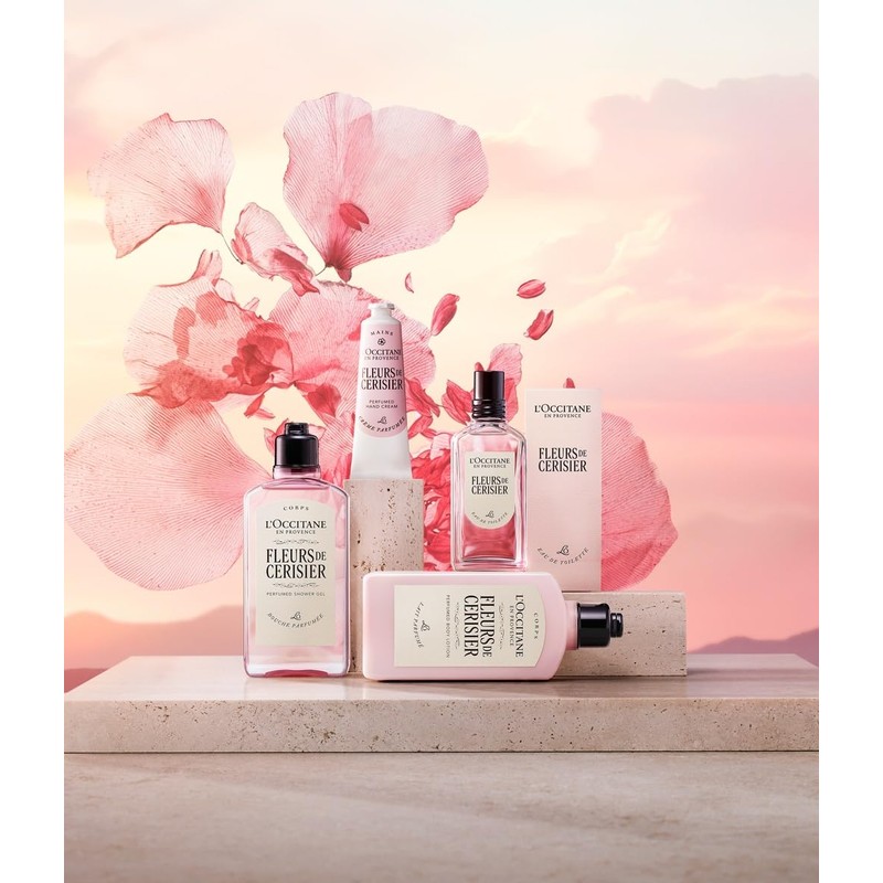 L'Occitane Fleurd Sri Sakura (Cherry Blossom), Perfumed, Shower Gel, 16.9