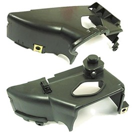49 50cc Lower & Upper Scooter Engine Plastic Cover Shroud Set - GY6 QMB139