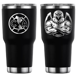 Termo Águilas del América 30 Oz Acero Inoxidable | Vaso Térmico Deportivo | Con Mascota | Regalo para Aficionados del América
