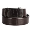 CANDOR AND CLASS Men's Leather Ratchet Belt, one size 24"-56"