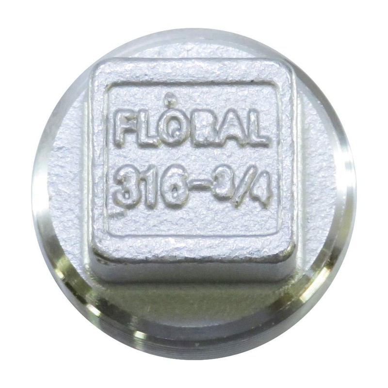 Flowbal Stainless Steel Threaded Fitting Plug VP-S14-01 1/8